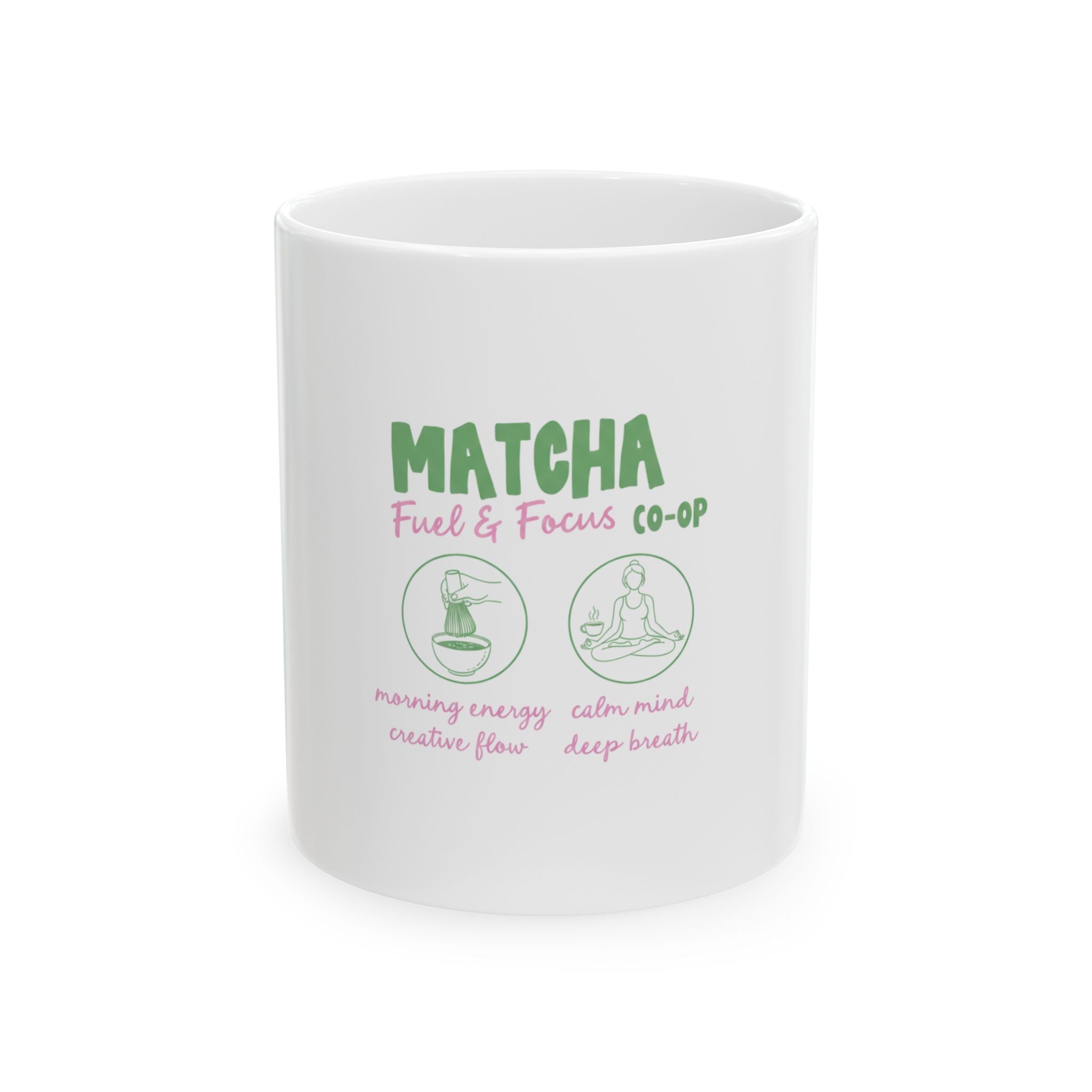 Matcha Fuel & Focus Ceramic Mug