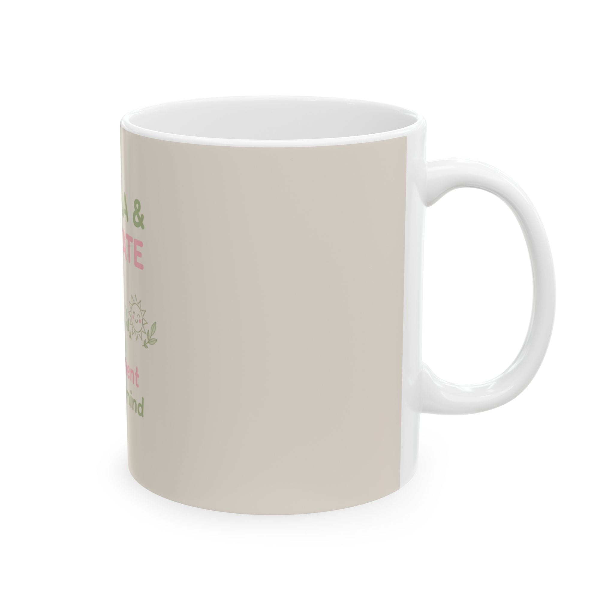 Matcha & Meditate Ceramic Mug