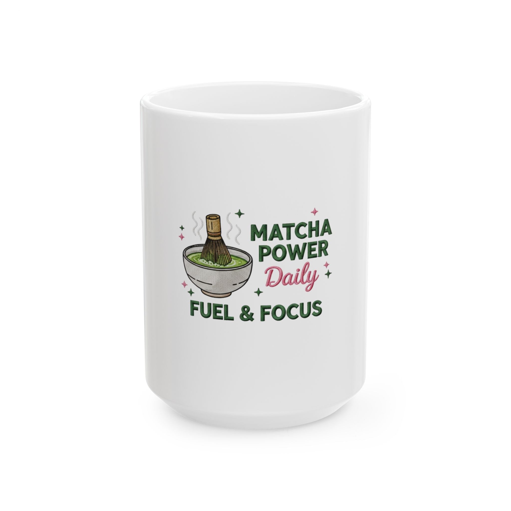 Matcha Power Daily Fuel & Focus Ceramic Mug