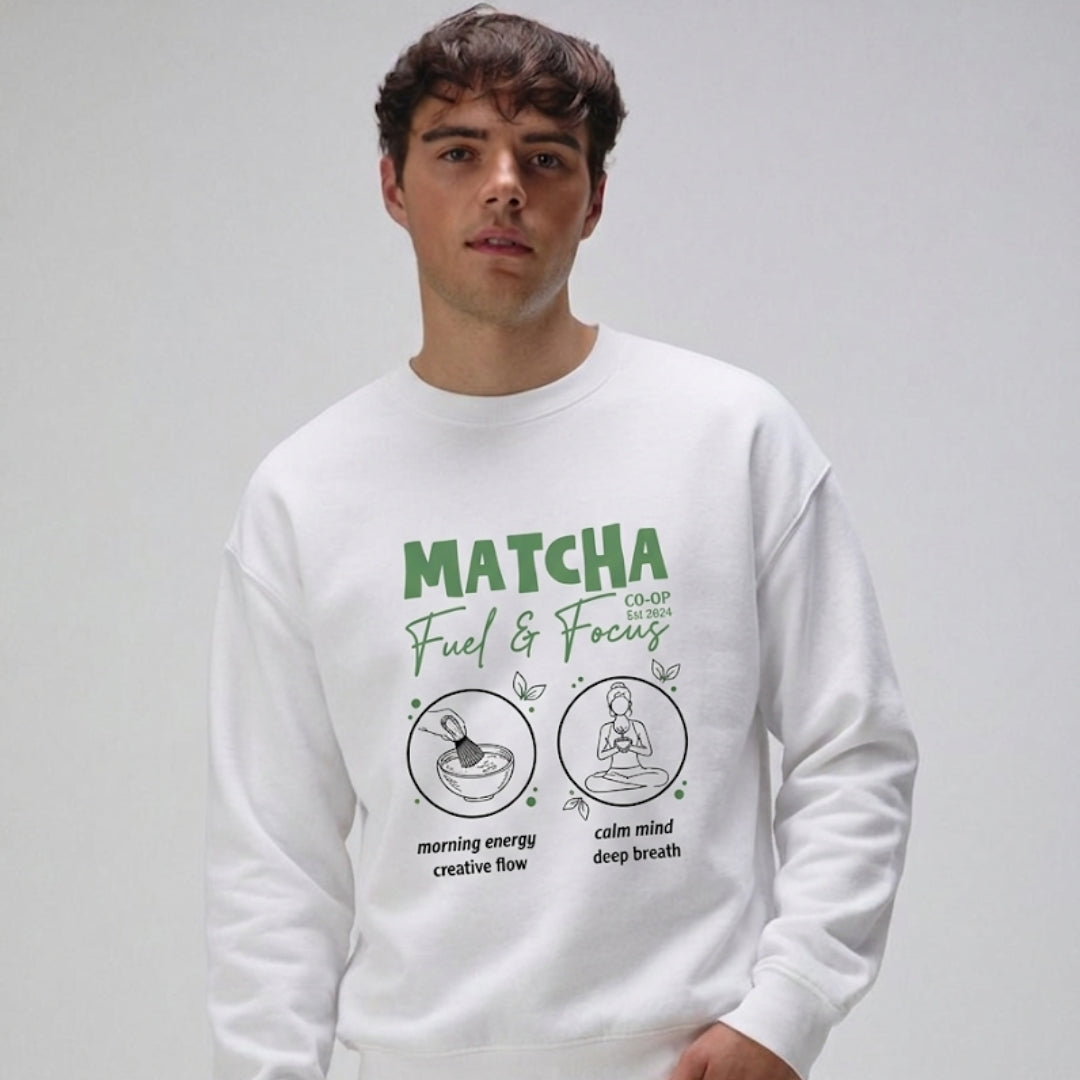 Matcha Fuel & Focus Sweatshirt