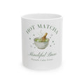 "Hot Matcha Mindful Brew" Tea Cup for Calm