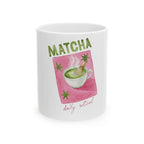 "Matcha Daily Ritual" Ceramic Coffee Tea Cup