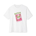 'Matcha' Cup Illustration Oversized T-Shirt