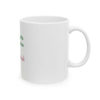 "Born to Whisk" Ceramic Tea Coffee Cup