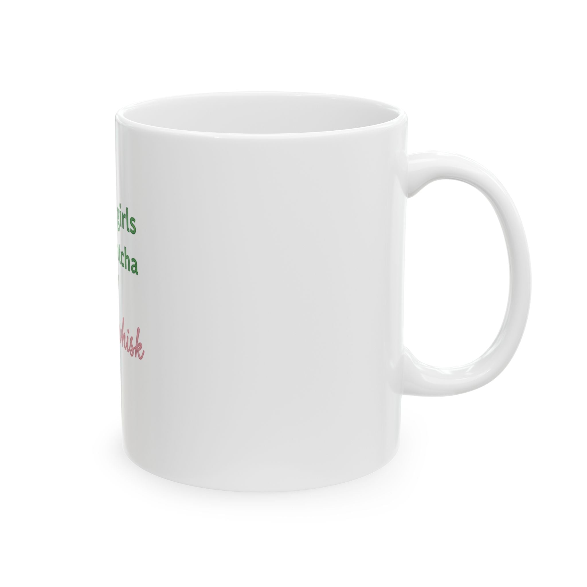 "Born to Whisk" Ceramic Tea Coffee Cup