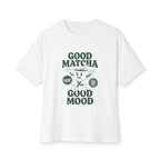 "Good Matcha Good Mood" Graphic T-Shirt