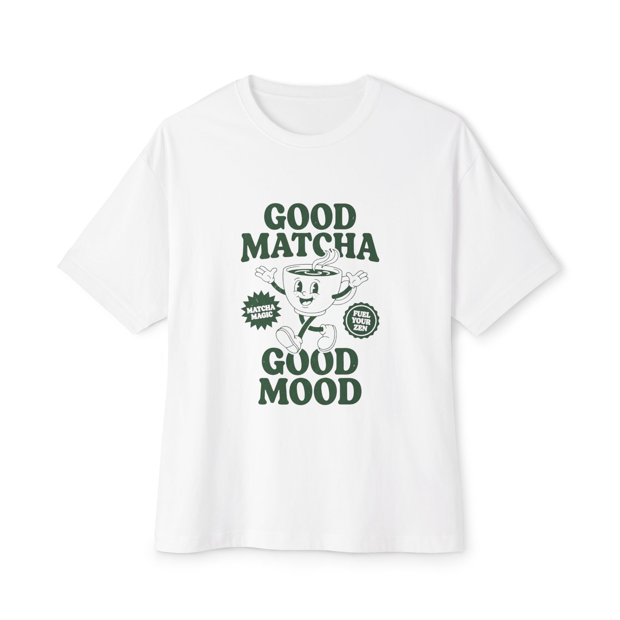 "Good Matcha Good Mood" Graphic T-Shirt