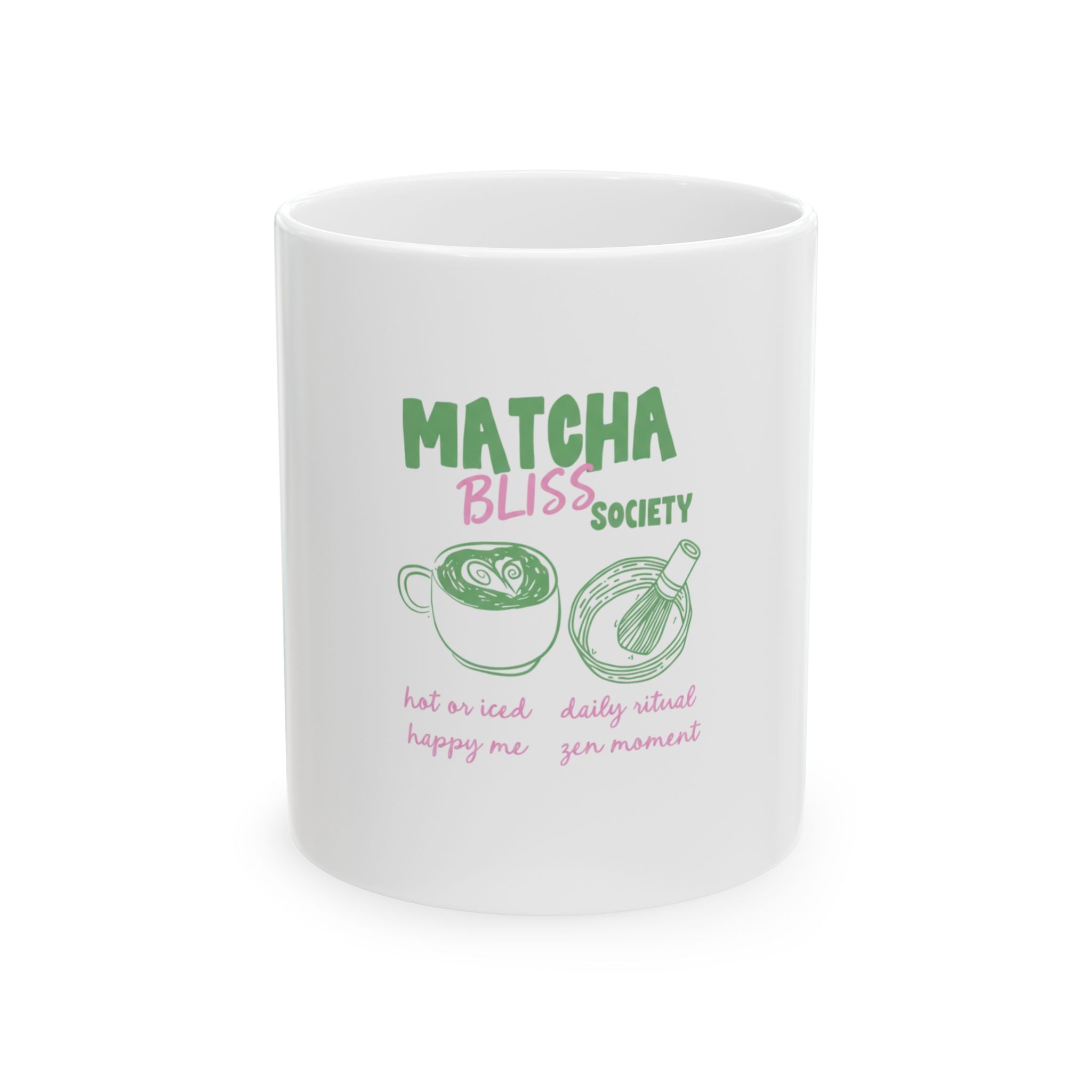 Matcha Bliss Society Ceramic Mug
