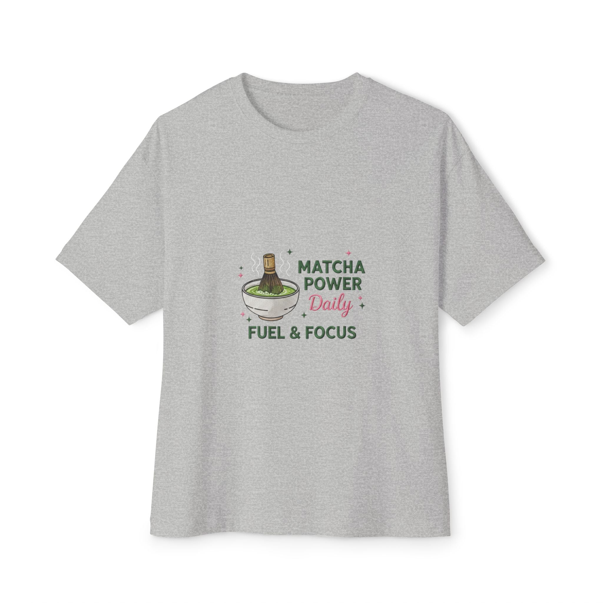 "Matcha Power Daily: Fuel & Focus" Graphic Shirt