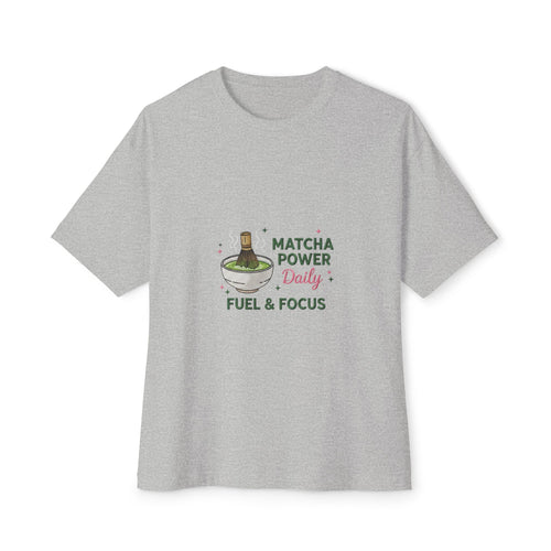 "Matcha Power Daily: Fuel & Focus" Graphic Shirt