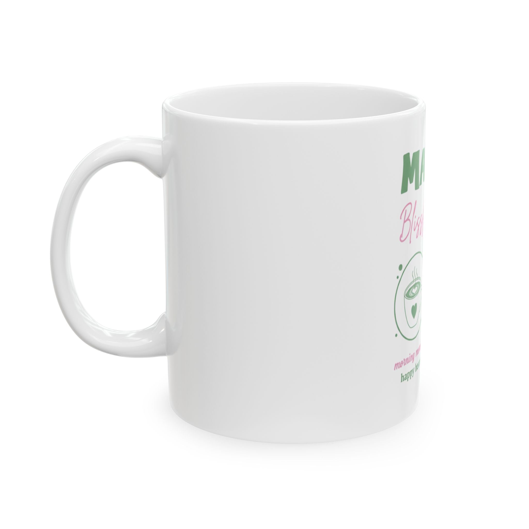 "Matcha Society" Green Tea Meditation Coffee Cup