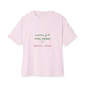 "born to whisk" Oversized Boxy Tee