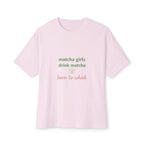 "born to whisk" Oversized Boxy Tee