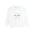 "born to whisk" Cozy Tea Lover Crewneck