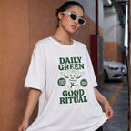 "Daily Green, Good Ritual" Graphic Tee