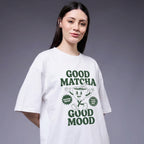 "Good Matcha Good Mood" Graphic T-Shirt