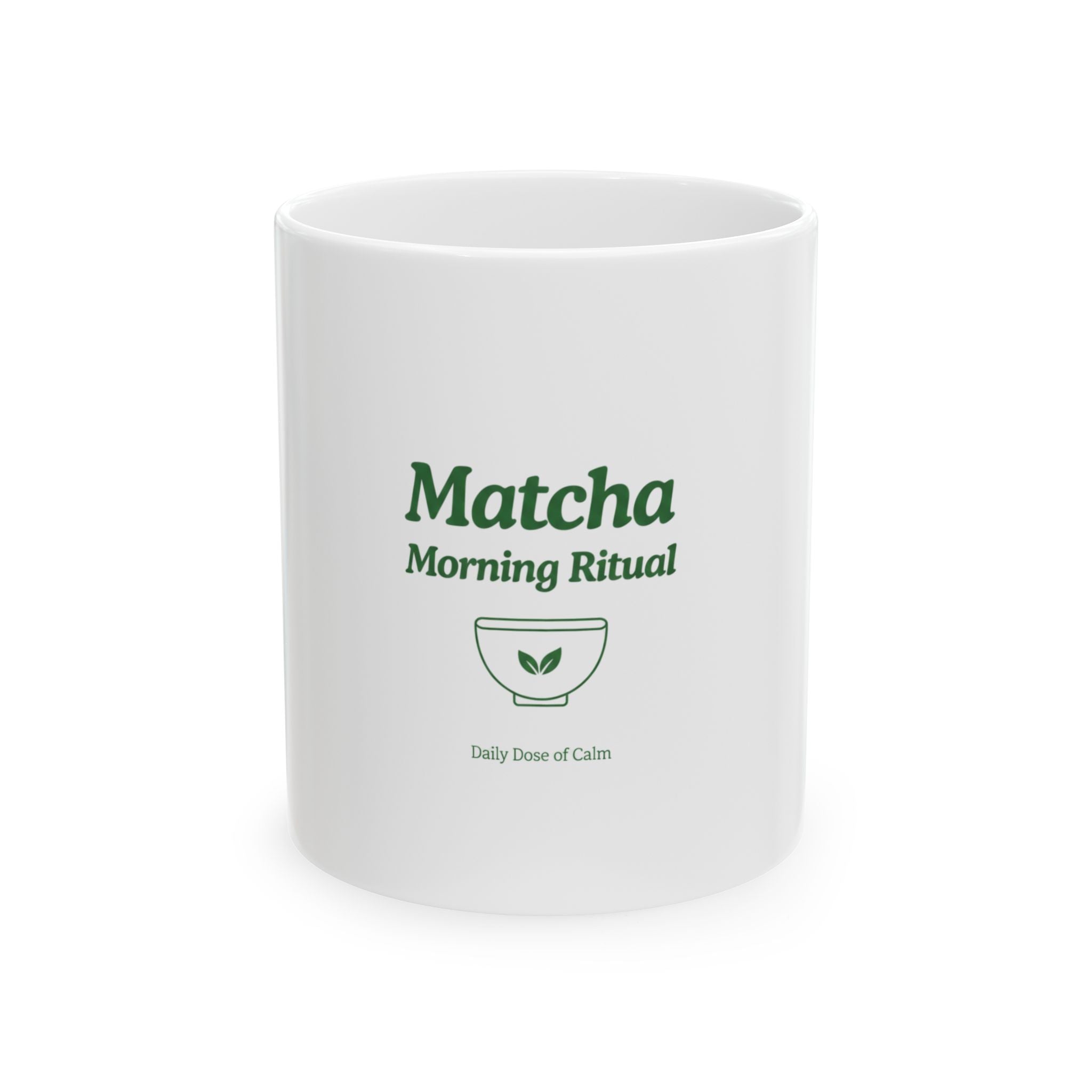 Matcha Morning Ritual Ceramic Mug