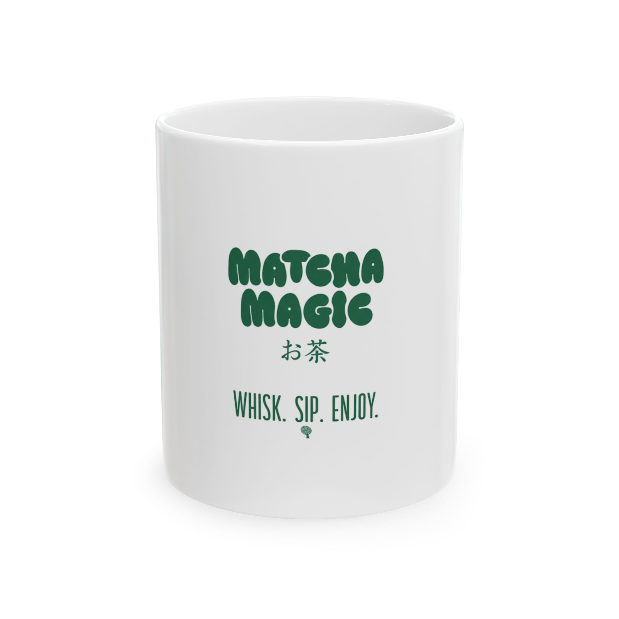 "Matcha Magic" Ceramic Tea Cup