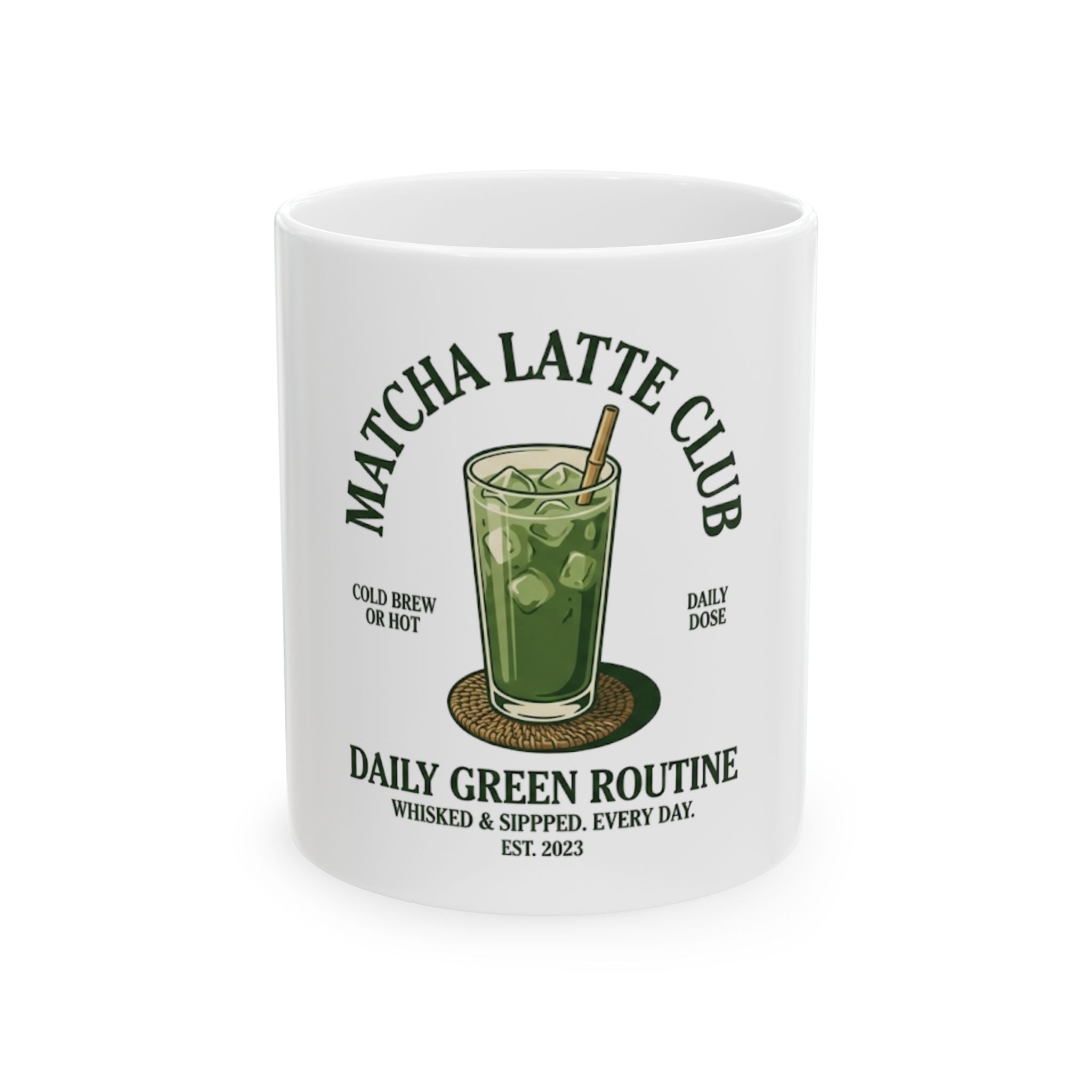 Matcha Latte Club Ceramic Mug