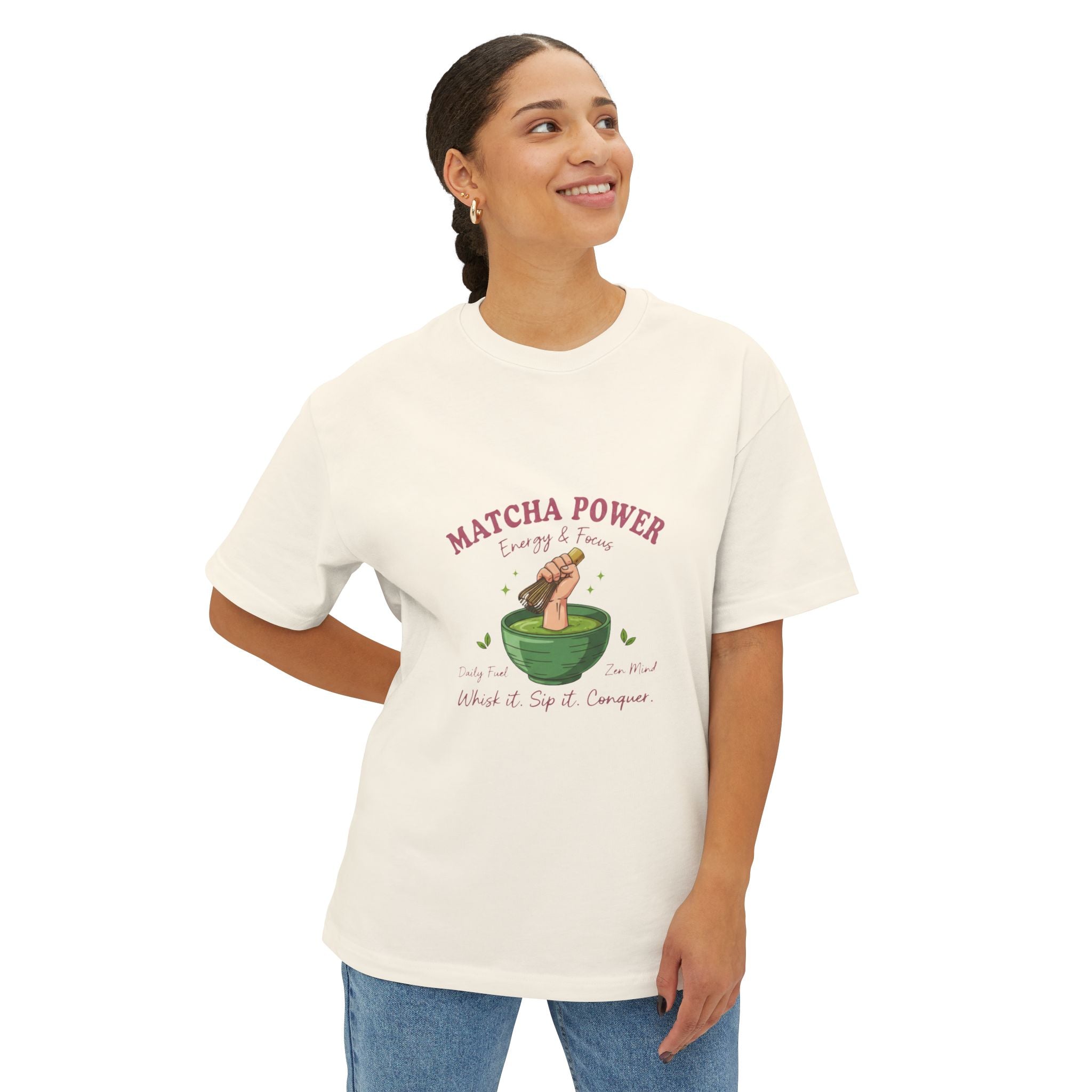 Cute Matcha Bowl Graphic T-Shirt