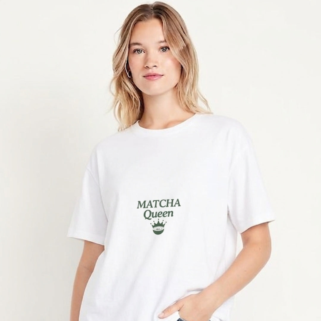 Matcha Queen Boxy Tee
