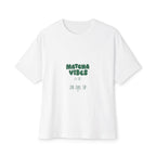 Minimal Green Tea Graphic Oversized T-Shirt