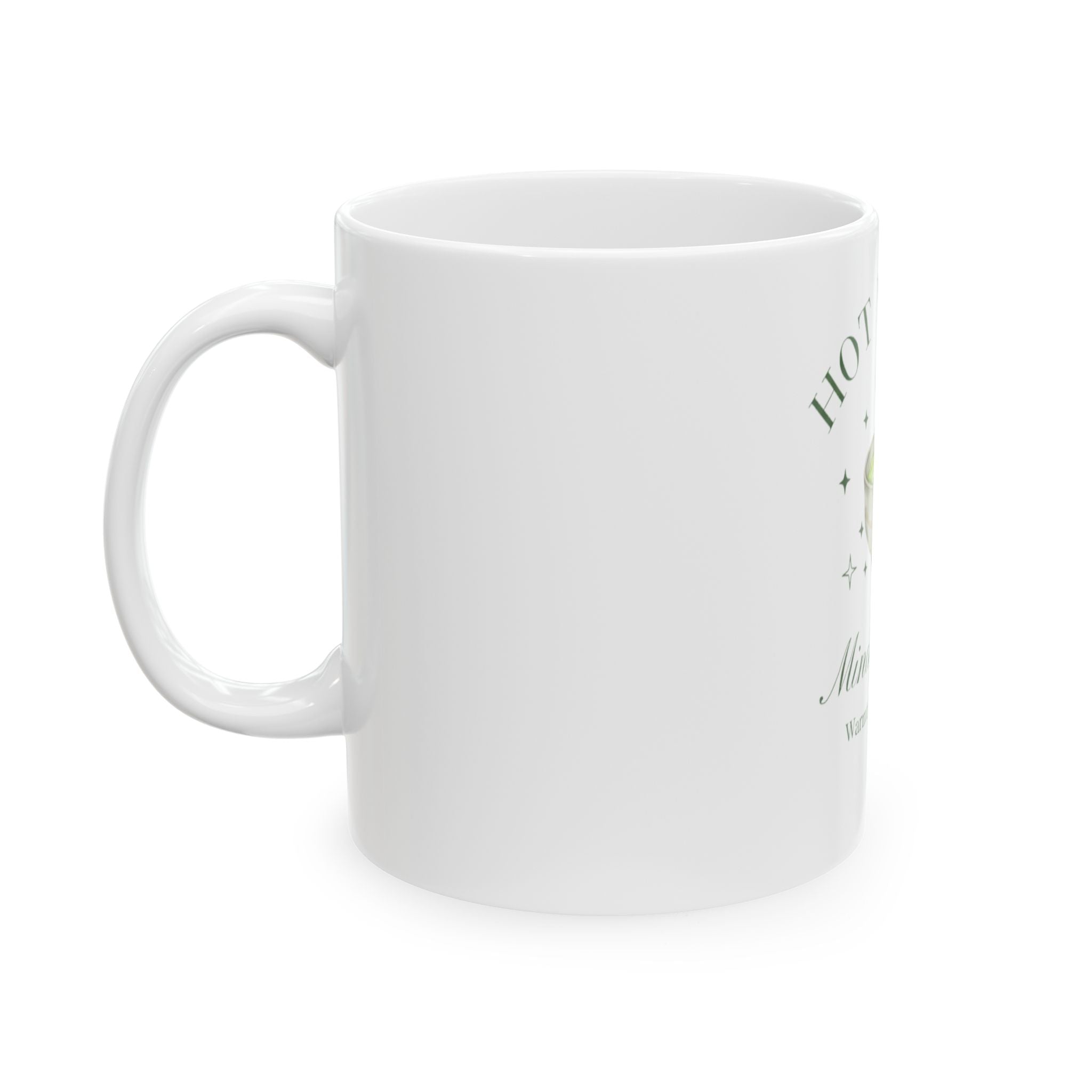 "Hot Matcha Mindful Brew" Tea Cup for Calm