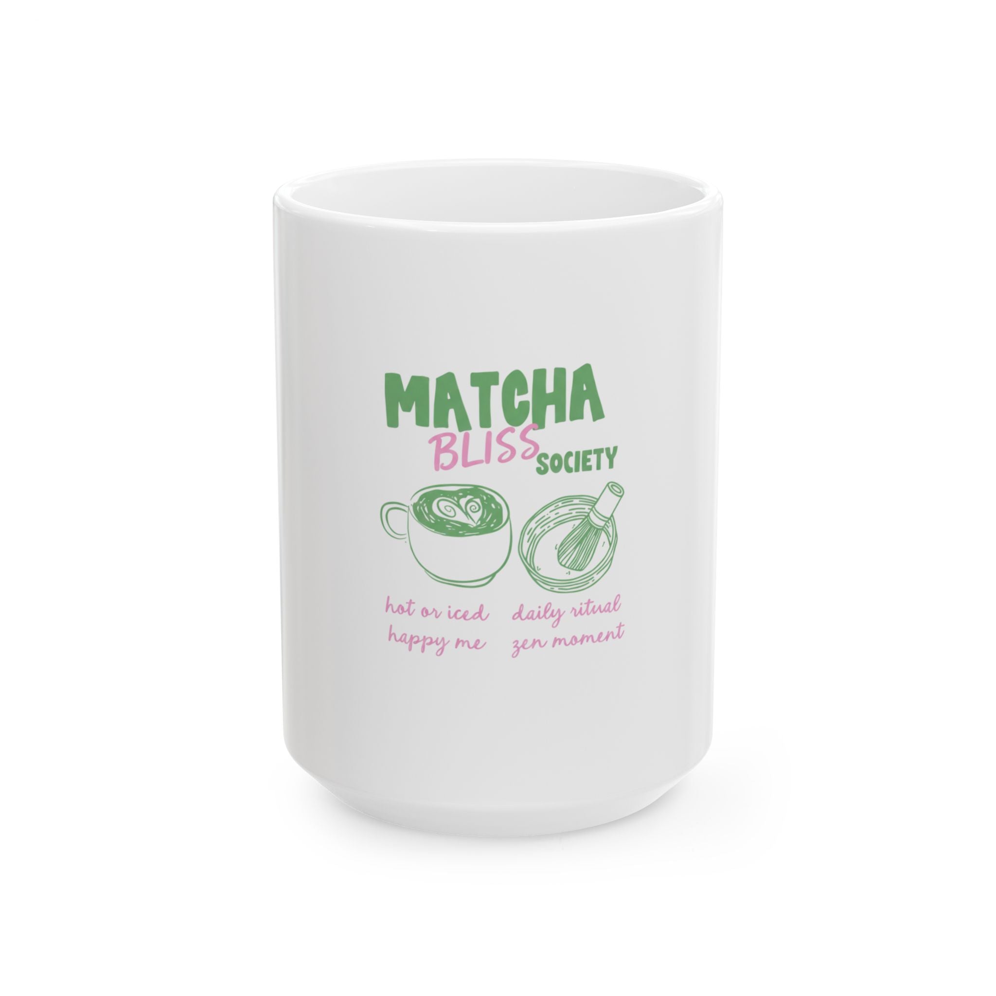 Matcha Bliss Society Ceramic Mug