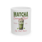 "Sip. Feel. Thrive." Ceramic Tea Cup