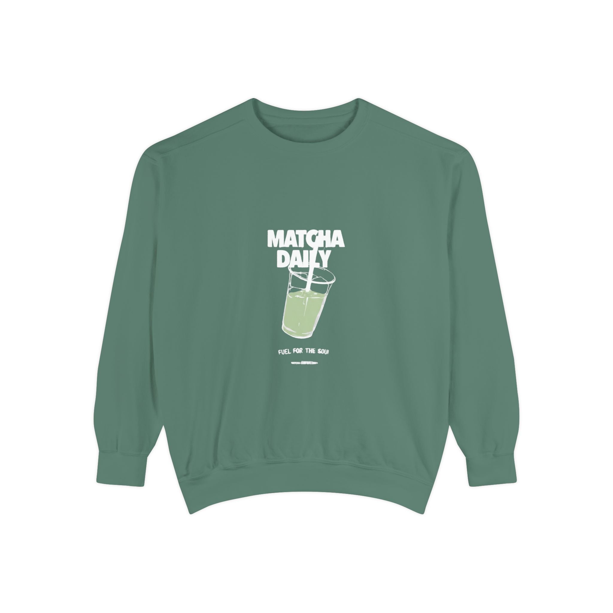 "Matcha Daily" Graphic Crewneck for Tea Lovers