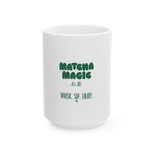 "Matcha Magic" Ceramic Tea Cup