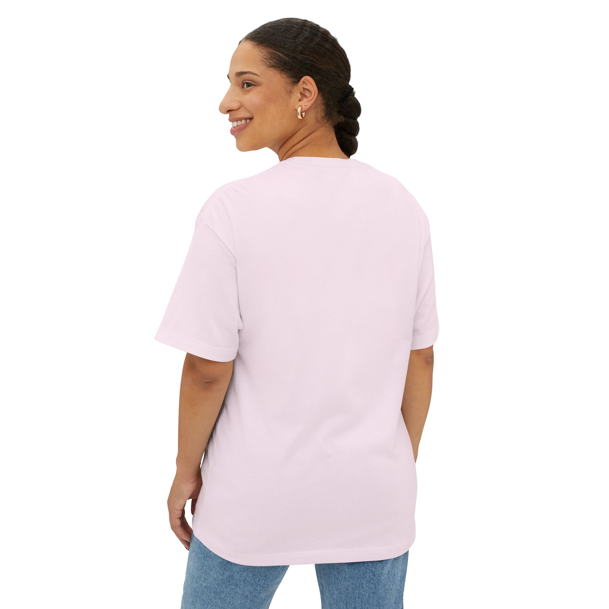 'Sip, Feel, Thrive' Oversized Boxy T-Shirt