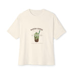 Iced Matcha Graphic Oversized T-Shirt
