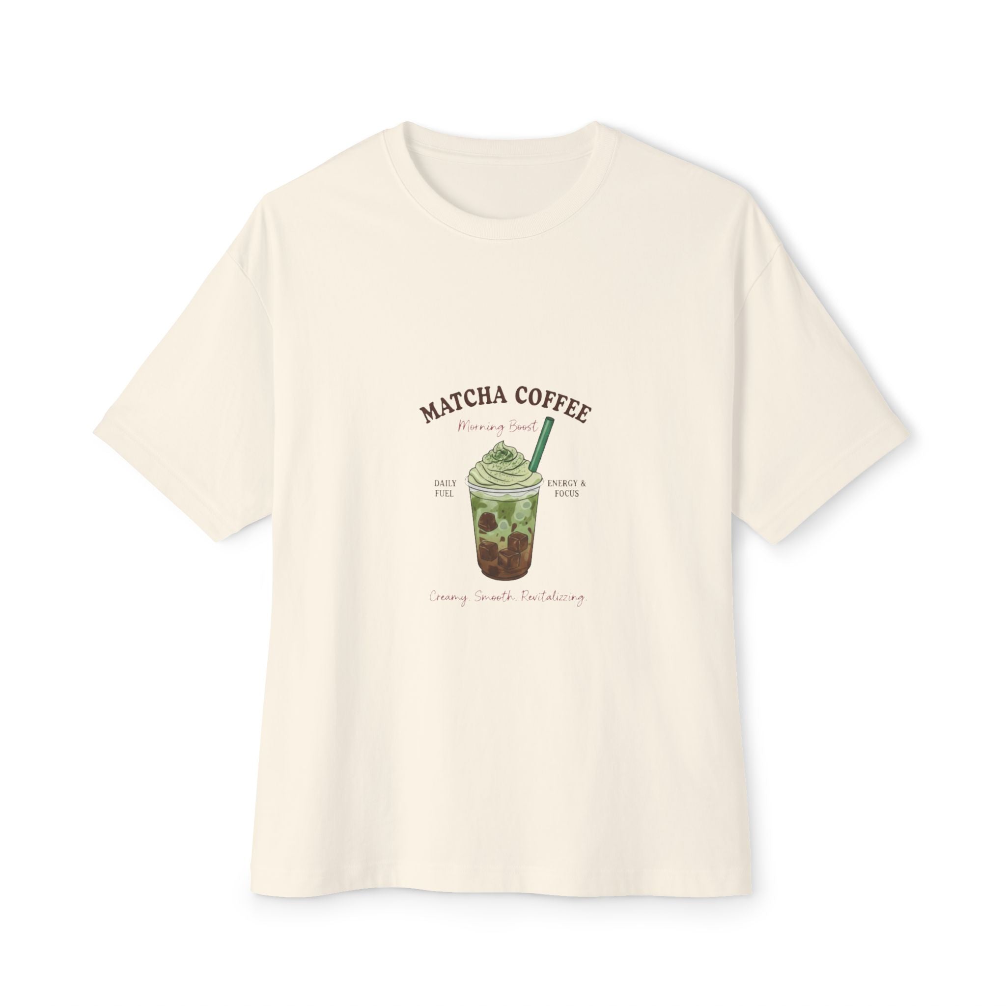 Iced Matcha Graphic Oversized T-Shirt