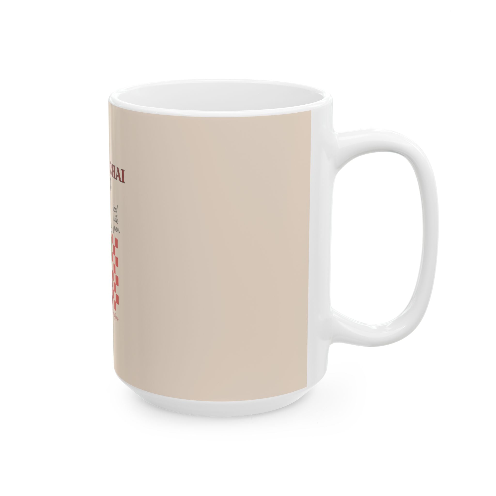 Matcha Chai Spiced Latte Ceramic Mug